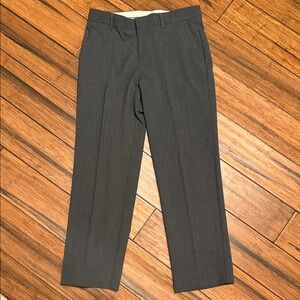 Chaps Boys 14 Husky Gray Dress Pants